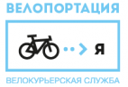 Логотип транспортной компании Велопортация