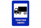 Логотип транспортной компании ТОО "Frozen Track Logistics"