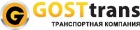 Логотип транспортной компании GOSTtrans - грузоперевозки по России
