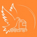 Логотип транспортной компании ООО "Лого-Трейд"