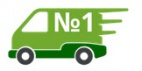 Логотип транспортной компании Грузоперевозки №1