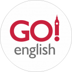 Логотип транспортной компании Центр изучения иностранных языков "Go English"