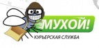 Логотип транспортной компании Курьерская служба "Мухой!"