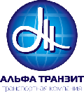 Логотип транспортной компании ООО "Альфа-Транзит"