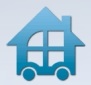 Логотип транспортной компании Дом в дорогу