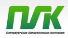 Логотип транспортной компании Петербургская Логистическая Компания