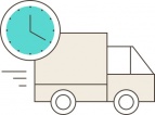 Логотип транспортной компании Грузоперевозки Плюс