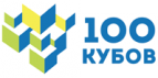 Логотип транспортной компании 100 Кубов