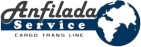 Логотип транспортной компании Анфилада Сервис