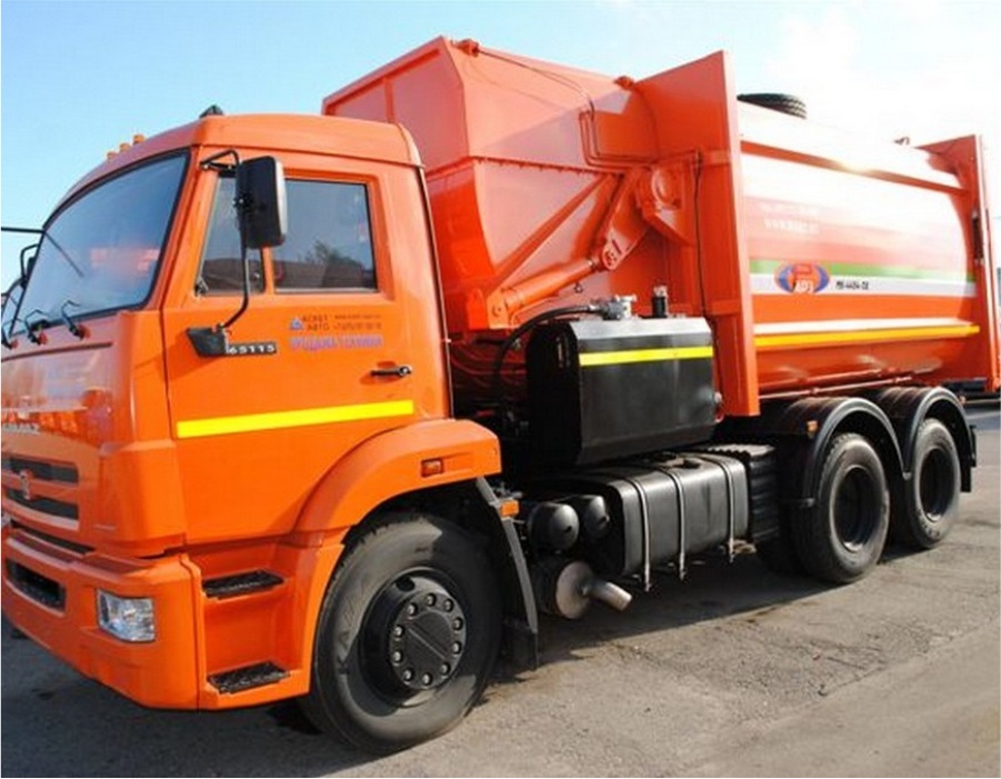 РАРЗ MK-4454-08 мусоровозы в Зиме высокого качества